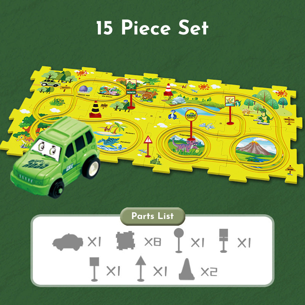 PuzzleRacer™ Kids Car Track Set (35% OFF)