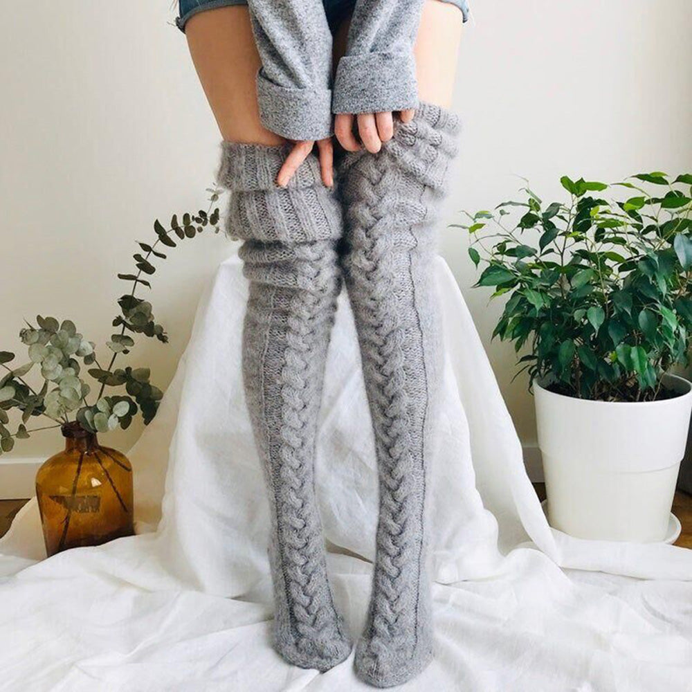 CozyKnit™ Stetchy Knee Socks