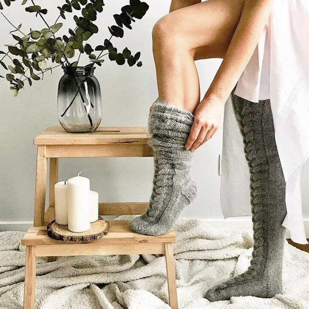 CozyKnit™ Stetchy Knee Socks