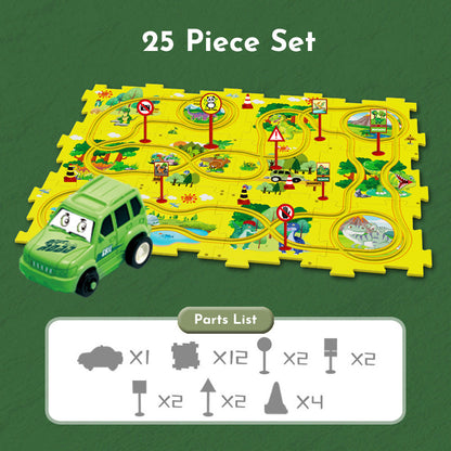 PuzzleRacer™ Kids Car Track Set (25% OFF)