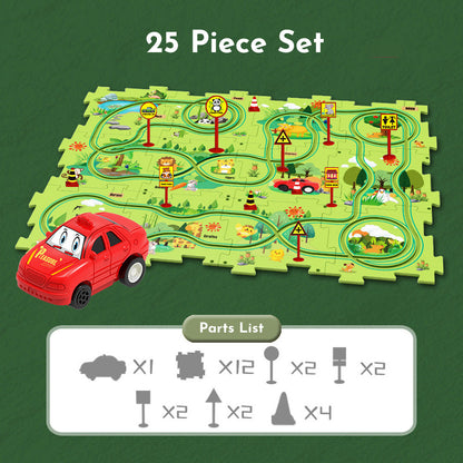 PuzzleRacer™ Kids Car Track Set (35% OFF)