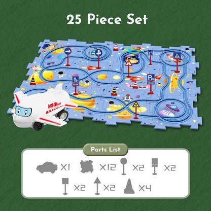 PuzzleRacer™ Kids Car Track Set